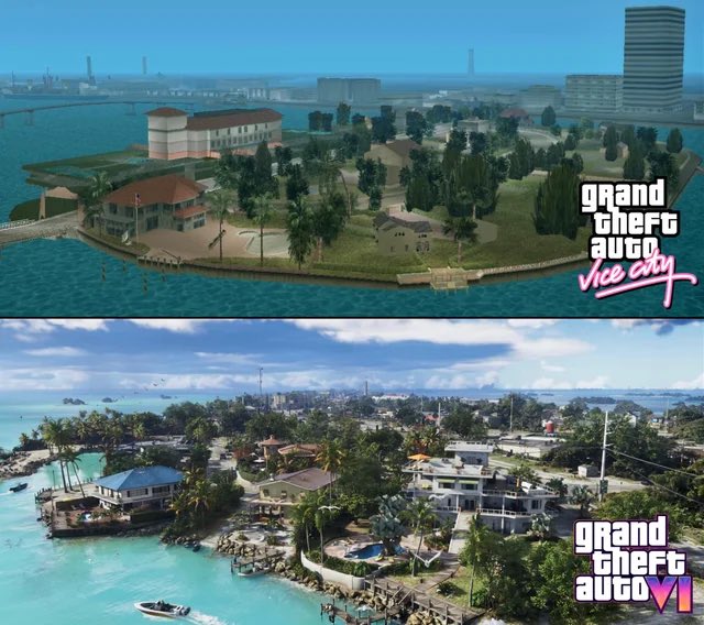 GTA Vice City compared to GTA 6!

23 years difference 🔥