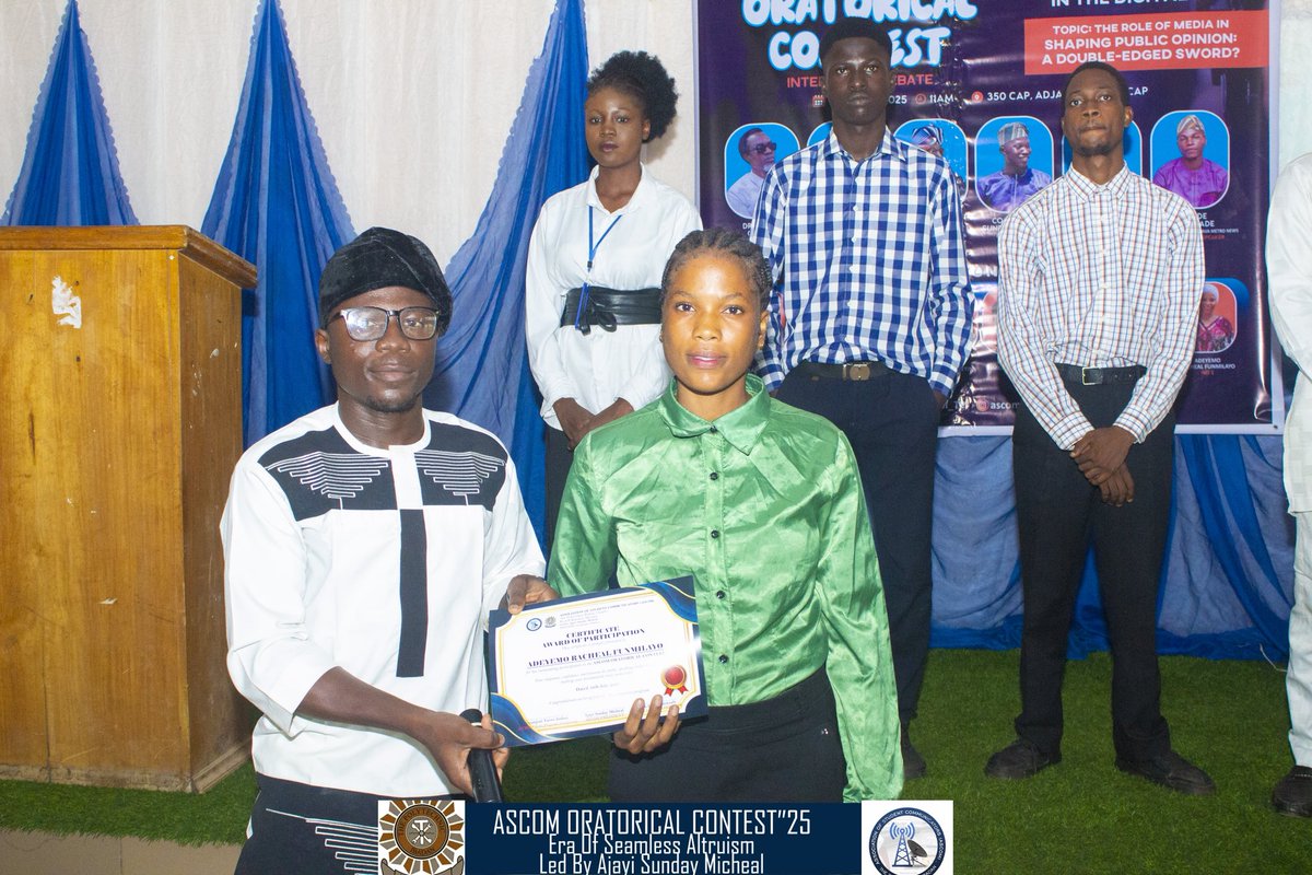 ASCOM_TPI's tweet image. Highlights pics of the ASCOM Oratorical Contents 5.0 Edition.

&quot;Relive the excitement! The 5th edition of the ASCOM Oratorical Contest was a resounding success! We delved into the critical topic of &quot;The Role of Media in Shaping Public Opinion: A Double-Edged Sword?&quot;