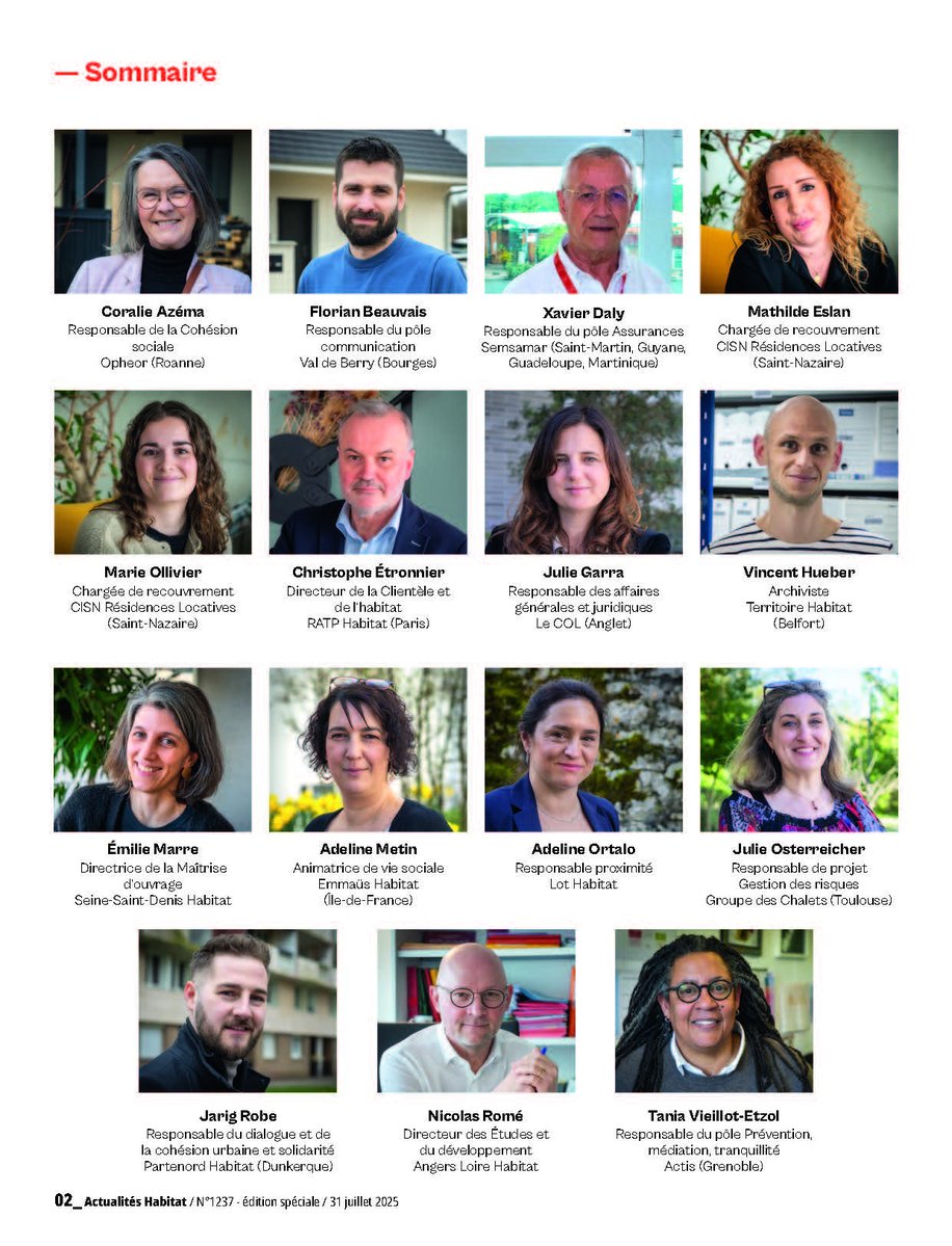 « Nos missions ont du sens, les territoires et les locataires ont besoin de nous » - <a href="/emmacosse/">Emmanuelle Cosse</a>

Découvrez le numéro hors-série métiers d’Actualités Habitat, avec 15 portraits de collaboratrices et collaborateurs qui œuvrent chaque jour en organisme Hlm.  urlr.me/2KaA3m