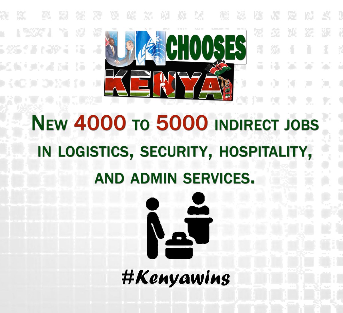RobaPatanisho's tweet photo. Kenya is the global centre #UNChoosesKenya
President Ruto #ConflictOfInterestFixed Fighting Corruption Integrity Restored NACADA Otile #Uhurus3rdTerm State House Nairobi #VisaIn60Seconds https://t.co/1BC4UFCaCx