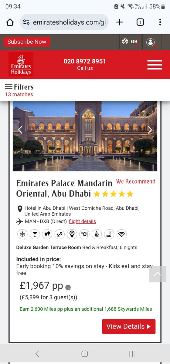 johnnyscrowston's tweet photo. @EmiratesSupport  hi guys . On the page it's states kids eat and stay free. But dosent appear to reflect this in the price , is this a error ? Thank you 😊 https://t.co/Xqzg3BX0oW