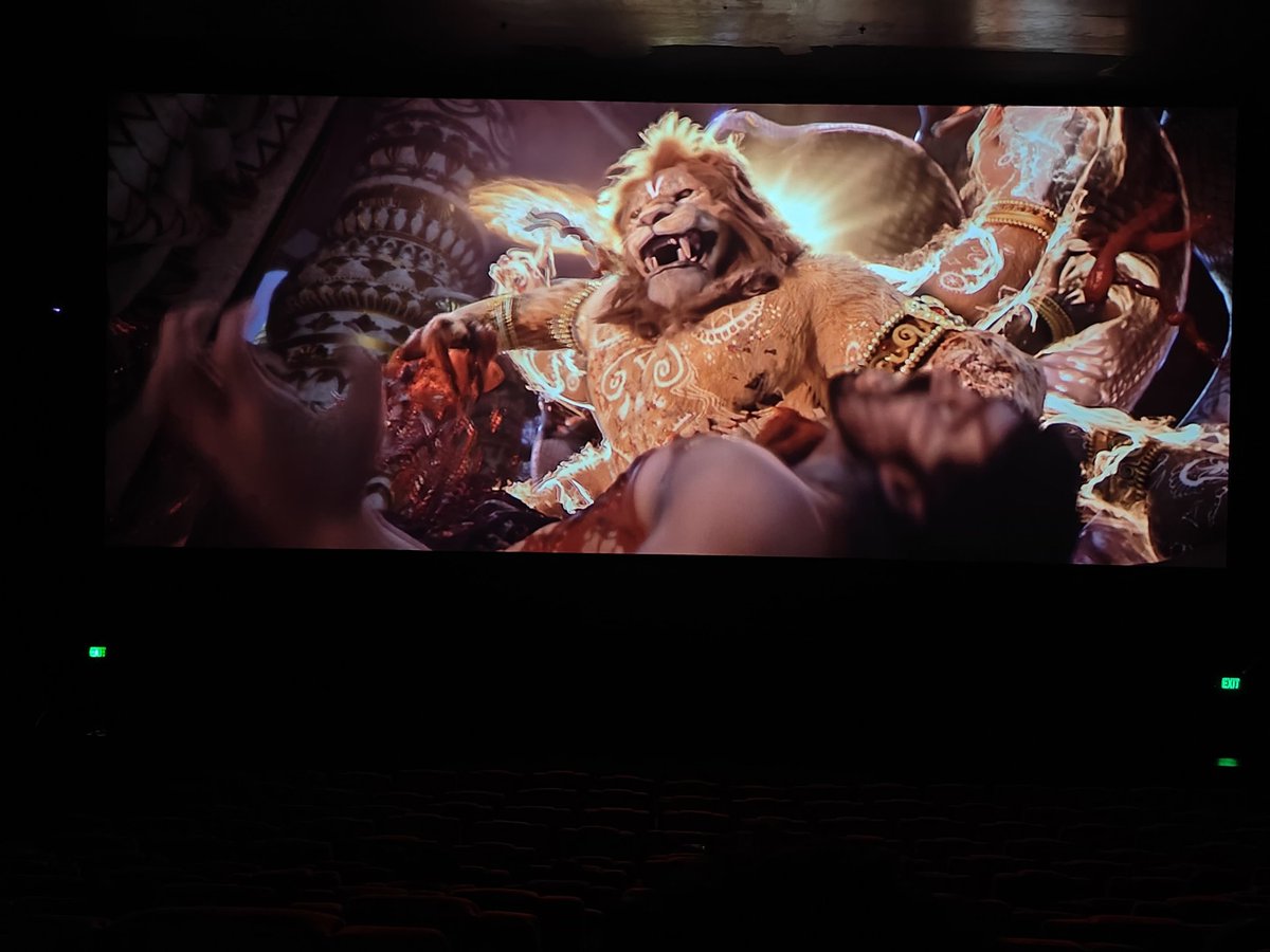 Swaggersaurya's tweet photo. Just watched Mahavatar Narsimha:
Didn't expect it to be this good. Ofc the animation was lacking in some parts but rest other aspects were top notch. Also the climax is just 🔥🔥. Finally a good indian animated movie 🙂‍↕️🙂‍↕️. https://t.co/ahKjIqVAo5