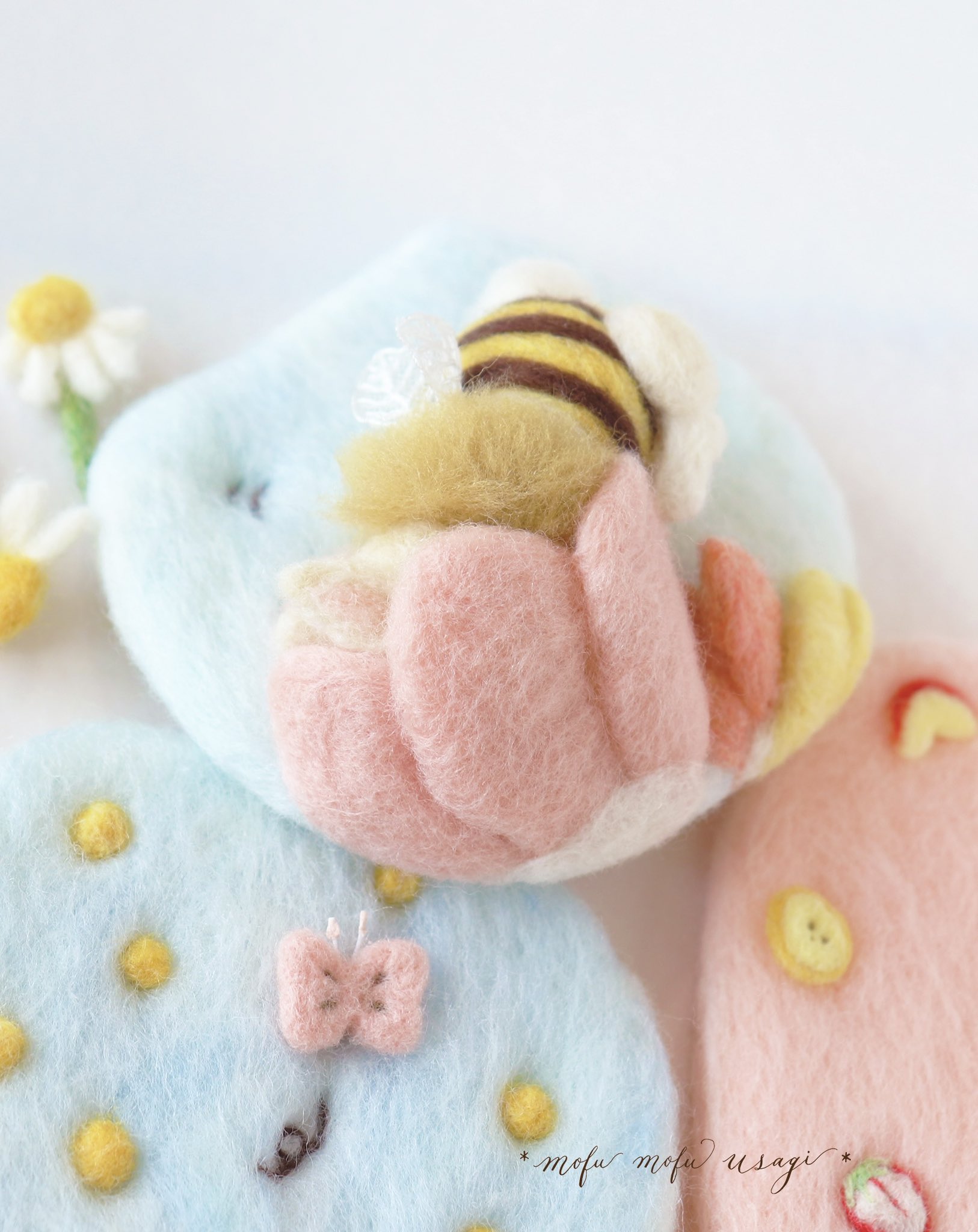 ꨄMiria✿さま。専用♡7-31「みつばちさんとうさぎのイースター」インテリア ꨄMiria✿さま。専用♡7-31「みつばちさんとうさぎのイースター