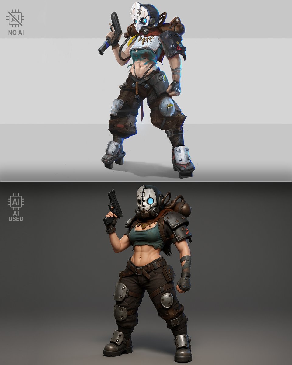 Blacksteinn's tweet photo. π AI vs. Blacksteinn
Who won? Let us know in the comments! π
#AIArt #DigitalArt #3DArt #2DArt #CreativeAI #ArtInspiration #Blacksteinn #AIVsArtist https://t.co/nSOOZjzWHA