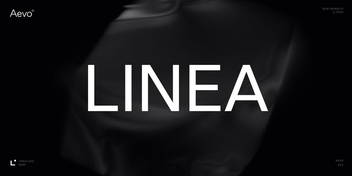 Nuevo listado previo al lanzamiento: $LINEA
 <a href="/LineaBuild/">Linea.eth</a>
Puedes tradearlo aquí:
 app.aevo.xyz/perpetual/linea