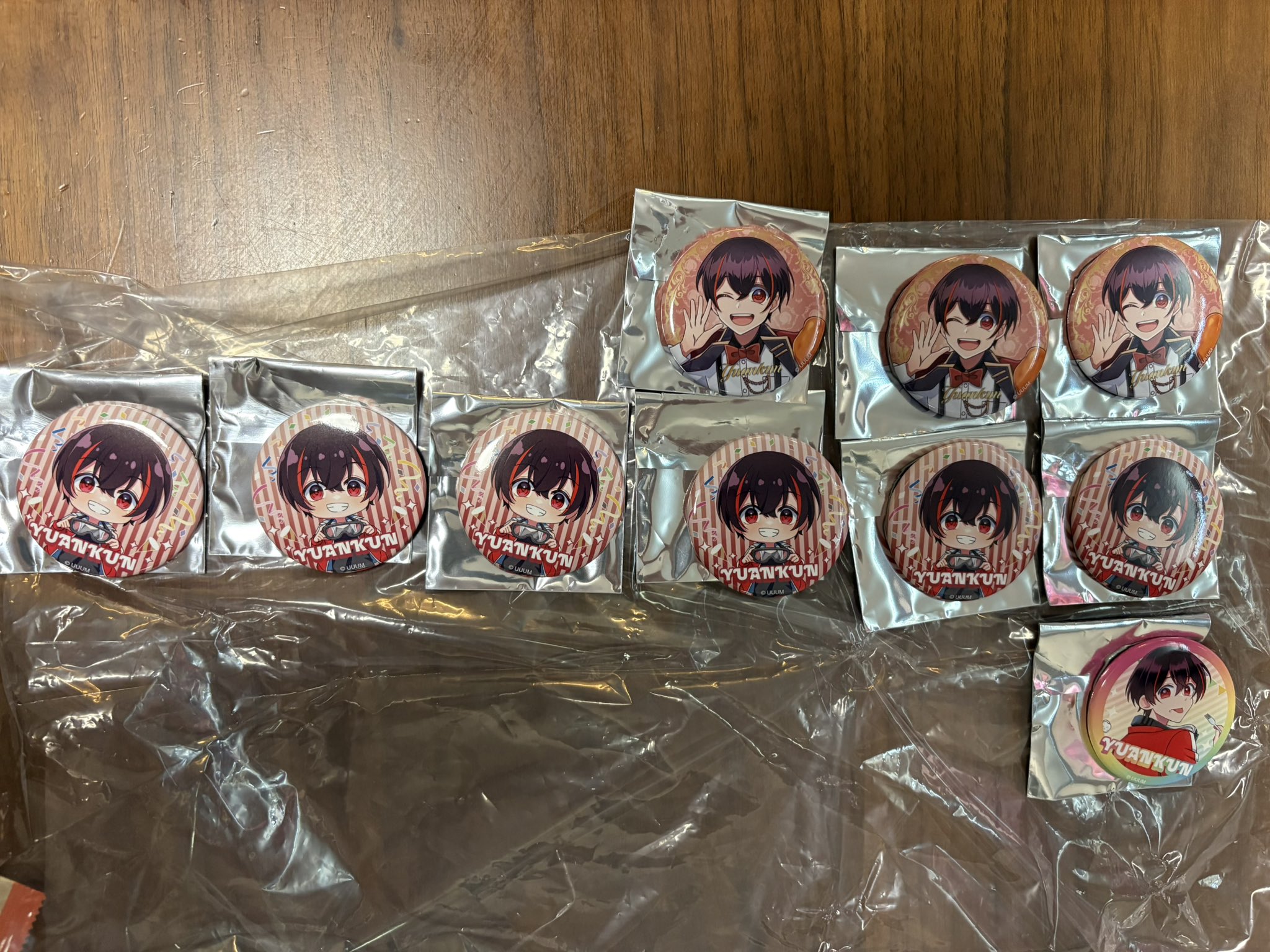 カラフルピーチ からぴち ゆあんくん ゆあん ぷぴぱ 缶バッチ 缶