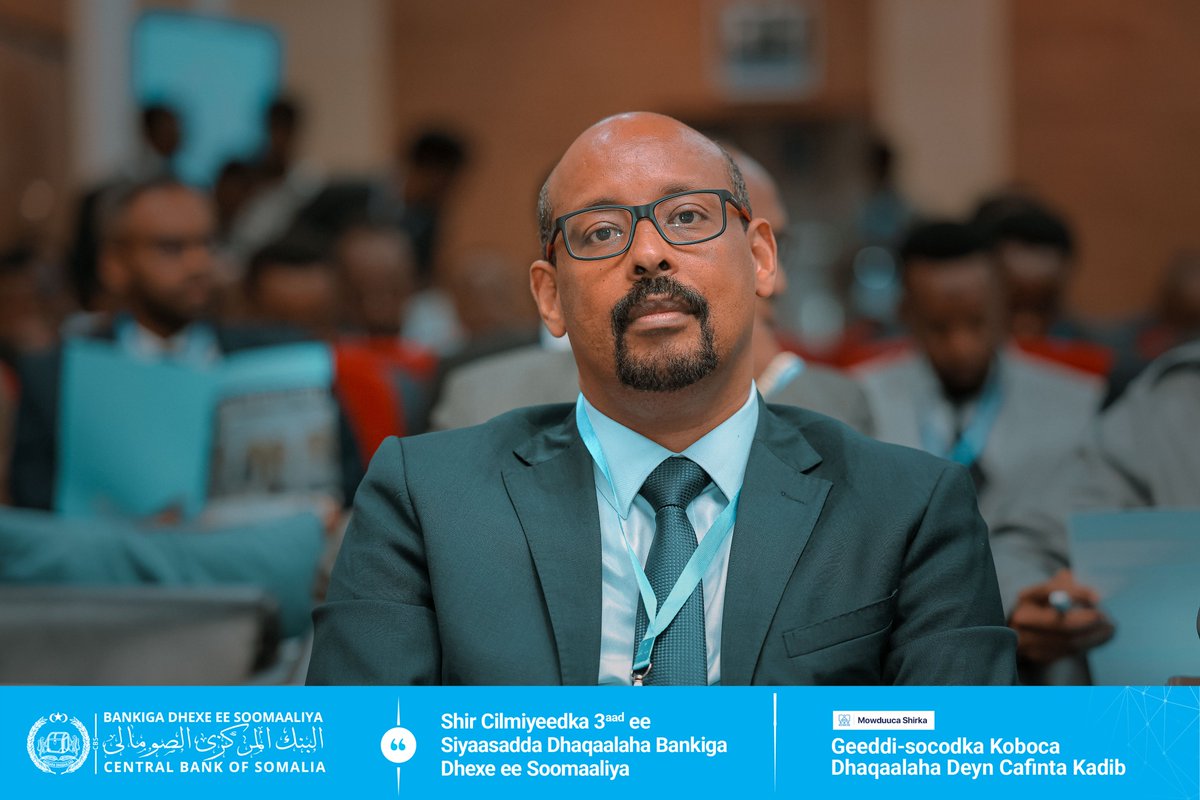 Shir cilmiyeedka 3-aad ee siyaasadda dhaqaalaha Bangiga Dhexe ee Soomaaliya.
Geeddi socodka koboca dhaqaalaha deeyn cafinta kadib.