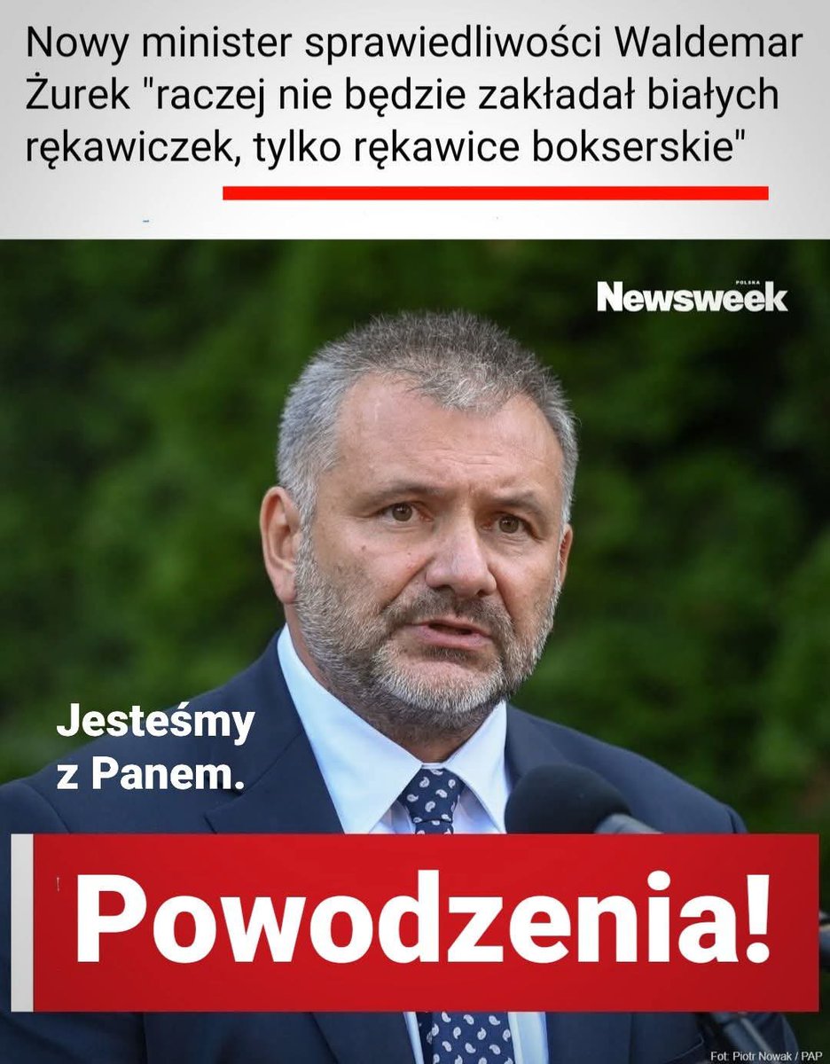 Brawo Panie Ministrze💪💪
Jesteśmy z Panem!