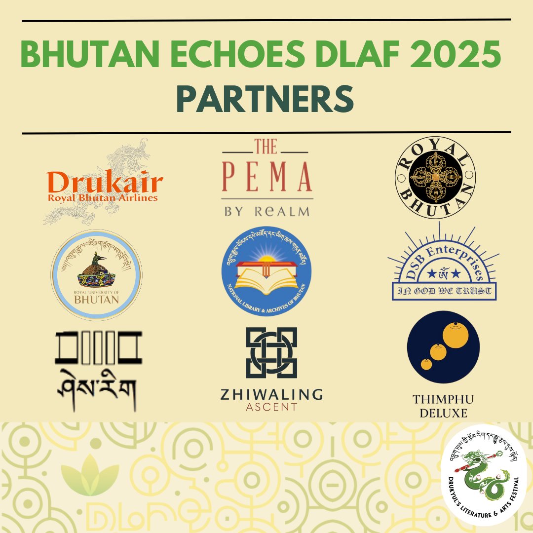 Bhutan Echoes would like to extend their heartfelt appreciation to our partners, who helped make this year's Drukyul's Literature and Arts festival a reality.