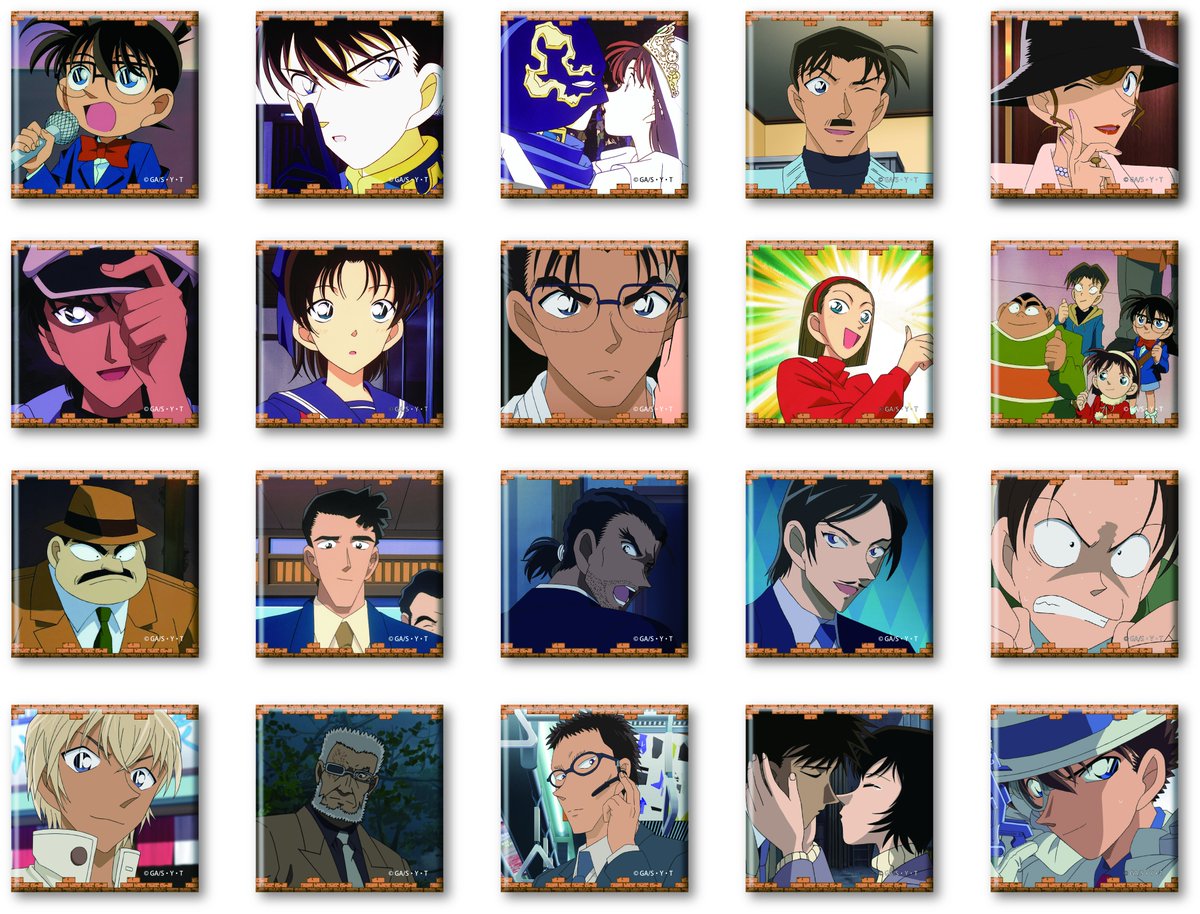 ◢◤オンライン販売実施中◢◤ #名探偵コナン TDメモリアル缶バッジ