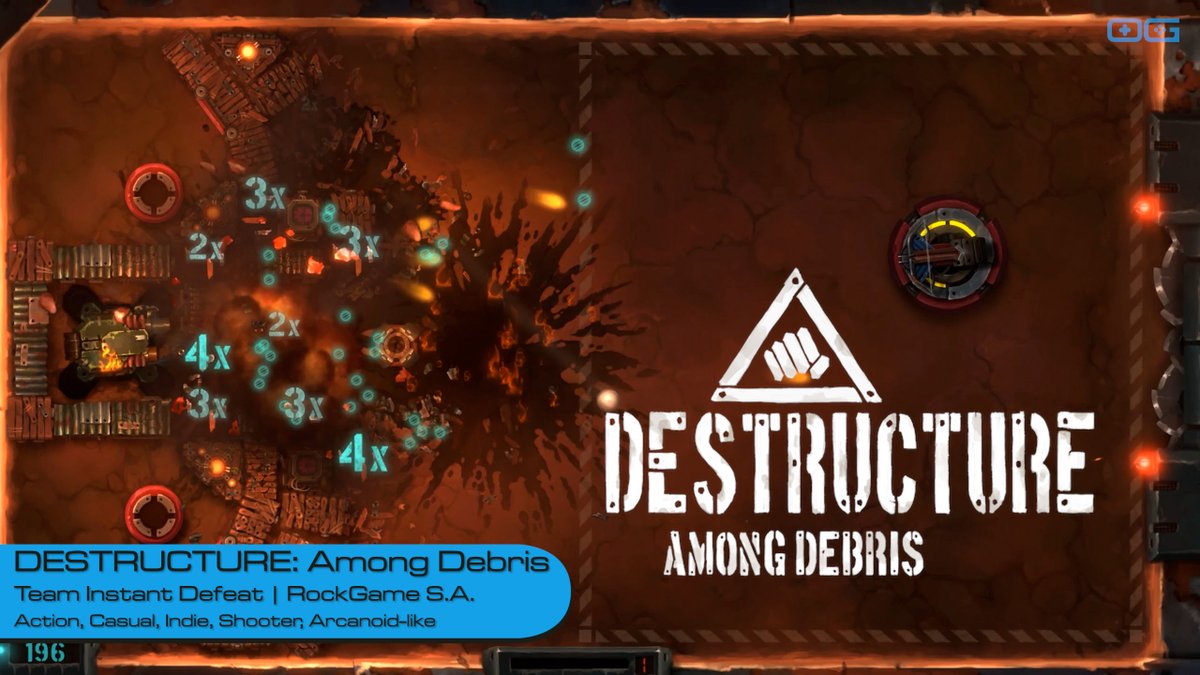 OverageGmngCom's tweet photo. OG plays DESTRUCTURE: Among Debris!
https://t.co/kn8VApo5ho
Like & Sub!
@TmInstantDefeat
@tRockGame
#destructure #bullethell #IndieGameTrends #IndieWatch #IndieDev #GameDev #IndieGameDev #IndieGame #IndieGames #Gameplay #letsplay #gaming #keymailer https://t.co/sziuSNg86e