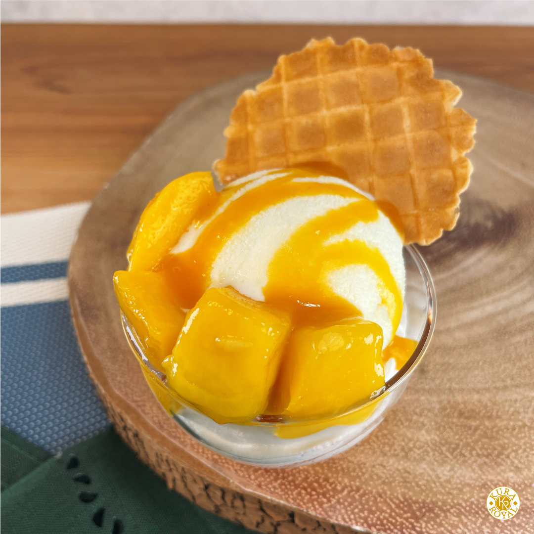 別腹』シリーズ！ #別腹ちょこっとトロピカルマンゴーパフェ🥭 お手軽