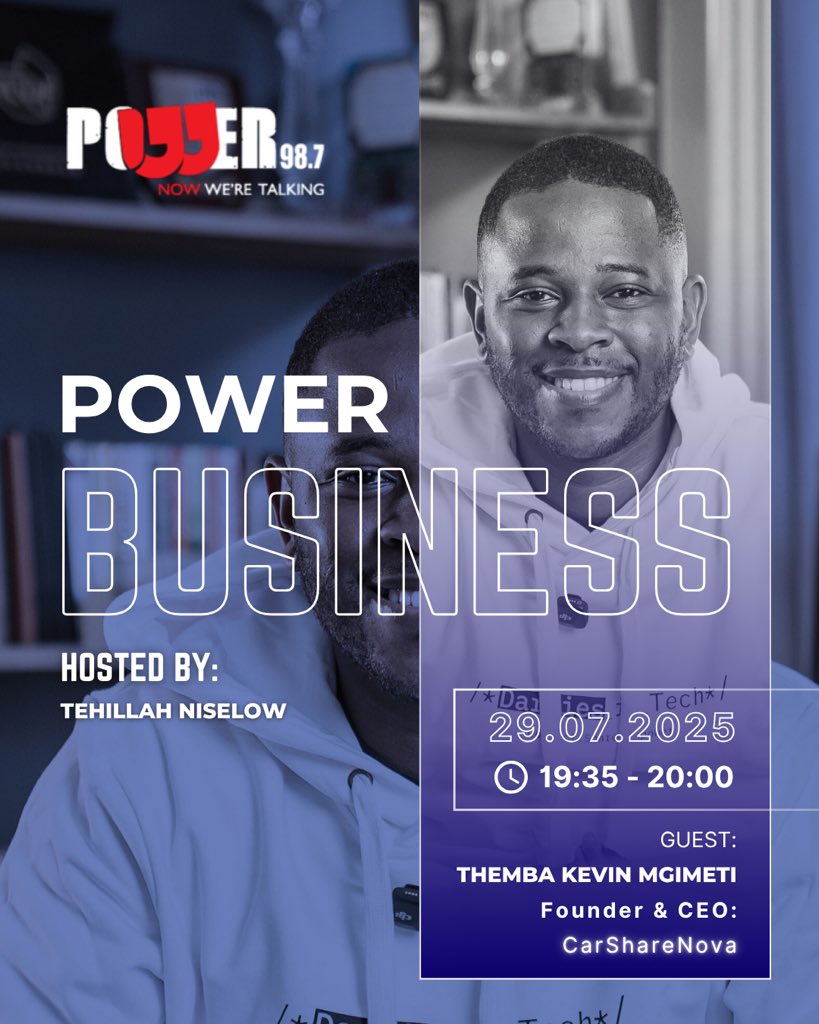 Just in case you missed, we got you. Listen in on what our CEO had to say on <a href="/Powerfm987/">POWER 98.7</a> 🔥📻

omny.fm/shows/power-bu…