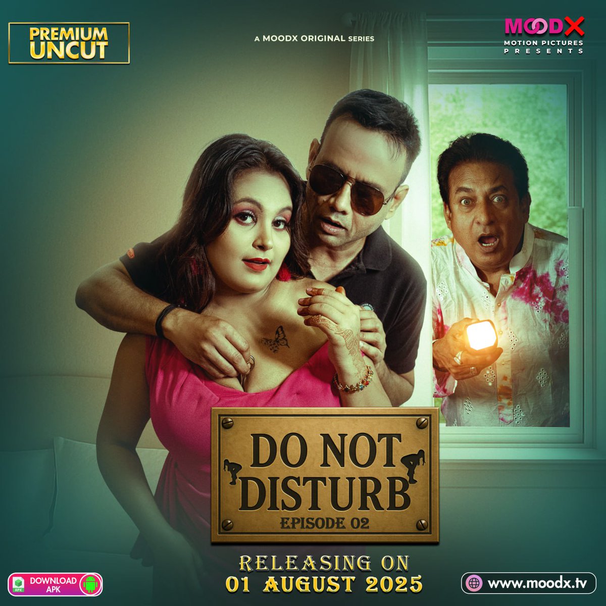 🚪 New Room. New Twist. Same Warning – Do Not Disturb!
🔥 Passion meets suspense in the most shocking episode yet!
🎬 Episode 02 streaming from 1st August 2025 only on MoodX – Premium Uncut

📲 Watch now: moodx.tv
#DoNotDisturb #MoodXOriginal #PremiumUncut #Bold