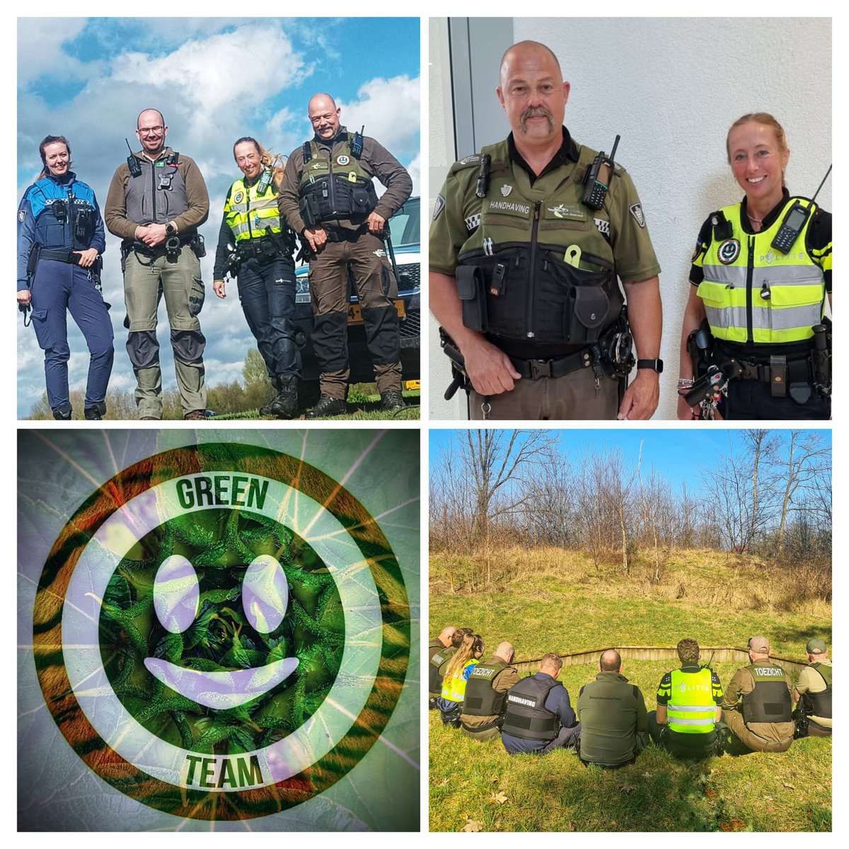 Het is vandaag #WorldRangerDay2025 
Dat betekent een 💚 voor allen die zich inzetten in onze natuur. #toezicht en #handhaving 

En ja extra trots ben ik op mijn Greenteammaatjes die dagelijks in het veld te vinden zijn. 
Komt u ze tegen
Geef ze 💚👋🏼☺️
Mooie milieuvriendelijk dag