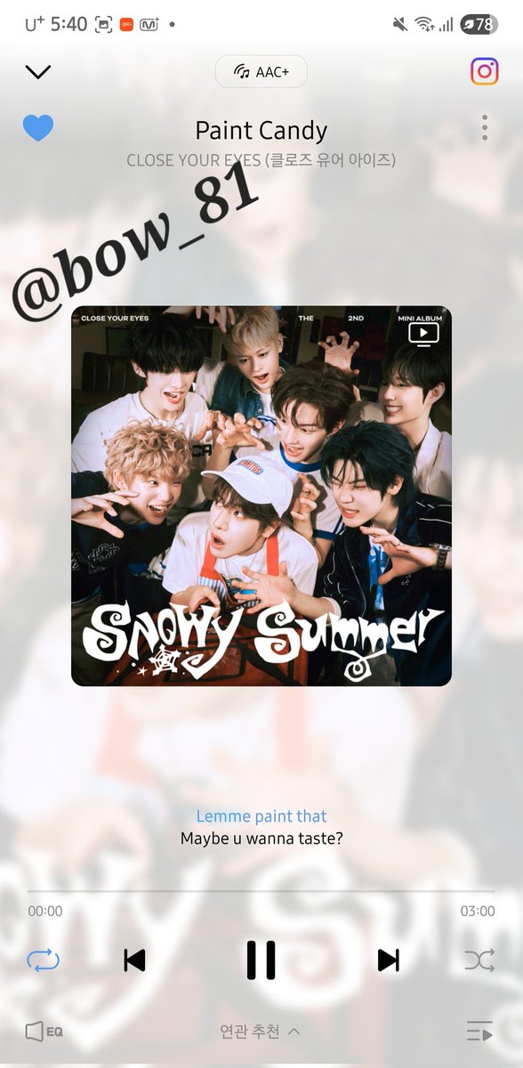 bow_81's tweet photo. #CLOSEYOUREYES #클로즈유어아이즈 
#Paint_Candy #Paint_Candy_STREAMING 
아 제발 뽑아주세요 ㅠㅠㅠㅠ https://t.co/qF4bEA6Gnj