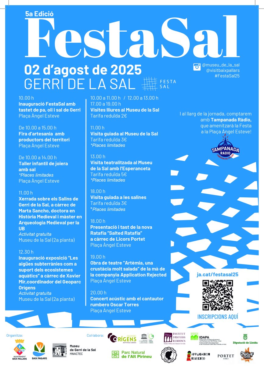 port_aine's tweet photo. 5️⃣a edició del FestaSal, una jornada festiva que gira entorn del ric llegat històric i patrimonial vinculat a l’explotació de la sal🧂 https://t.co/loKTzypC3S