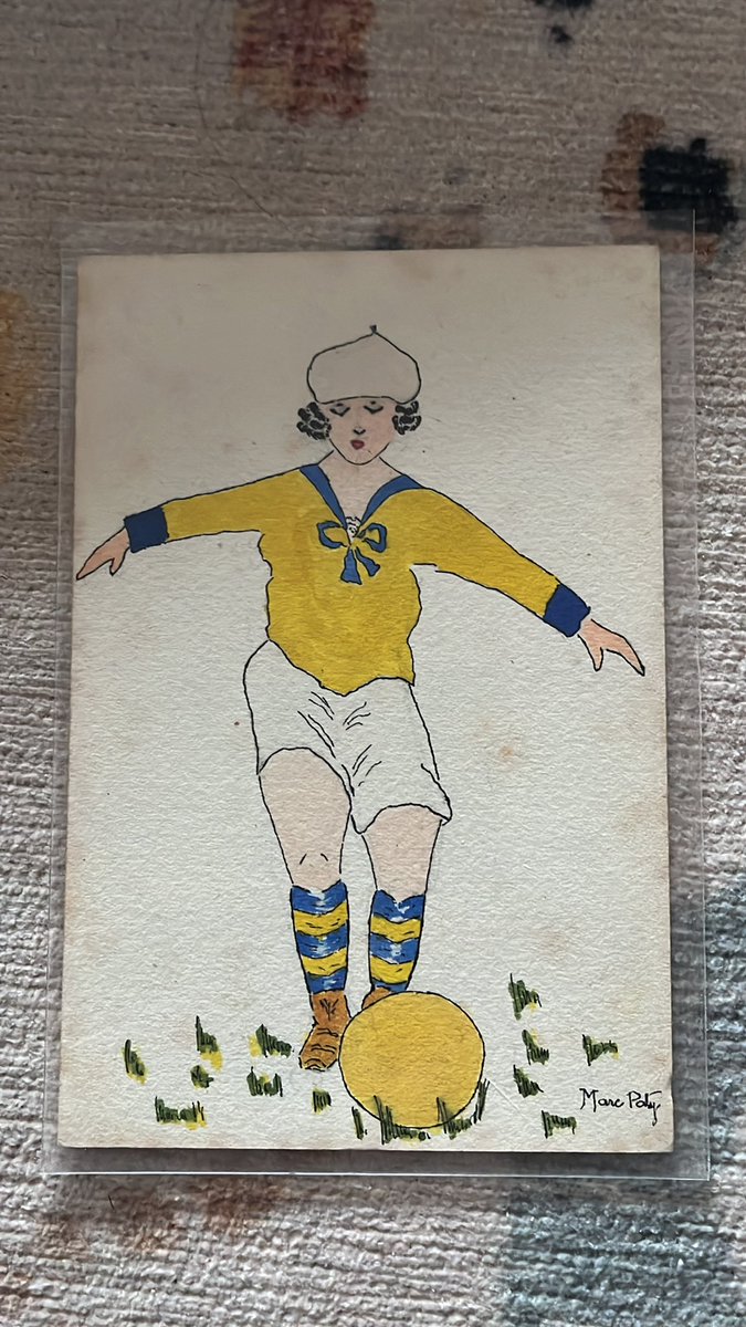 football memorabilia (@collectfootball) on Twitter photo Football postcard no3 another interesting and colourful 1920s French women’s football card <a href="/DagenhamInvince/">Steve Bolton</a> Football postcard no3 another interesting and colourful 1920s French women’s football card <a href="/DagenhamInvince/">Steve Bolton</a>