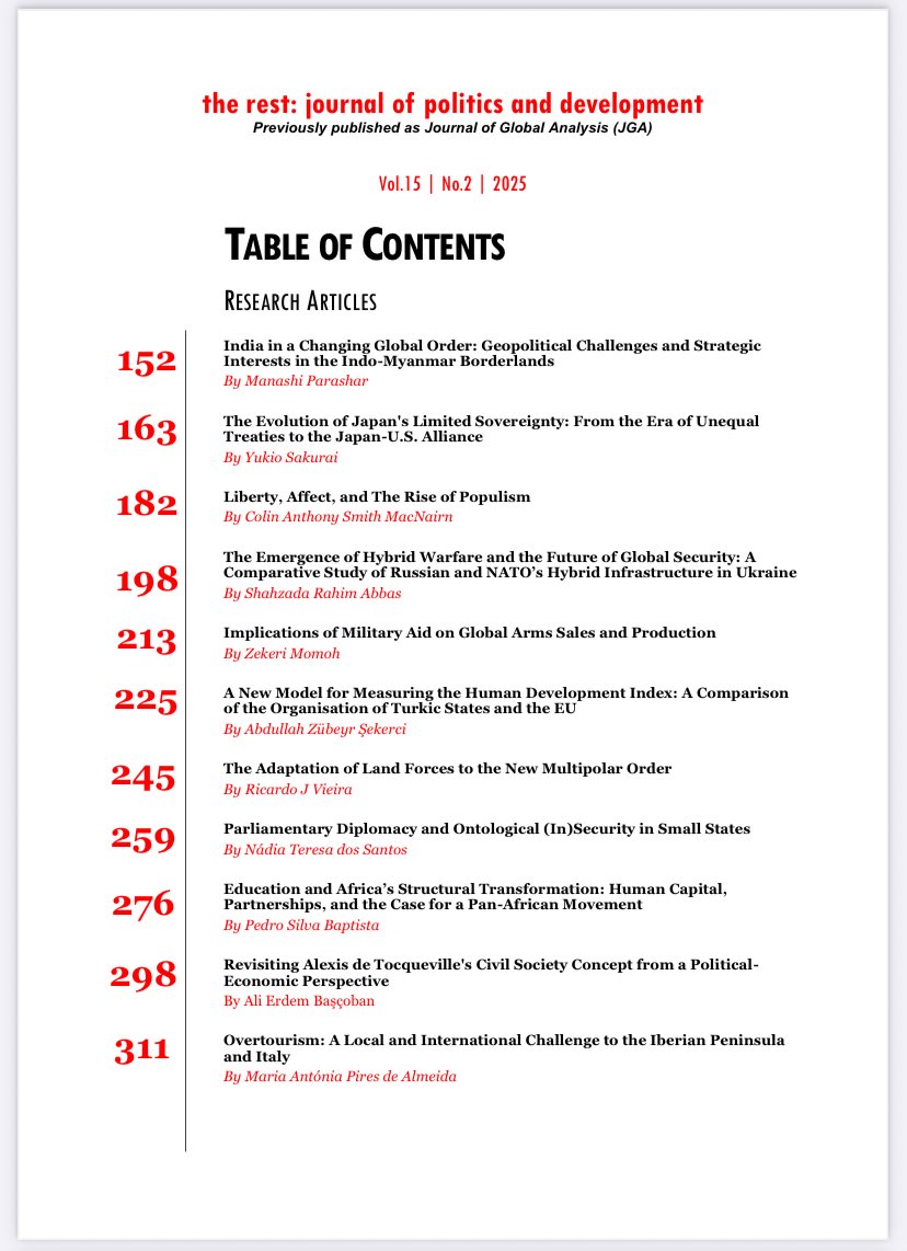 The NEW (the 30th) issue is out now!

Please check out our website to read the articles:
therestjournal.com/currentissue/