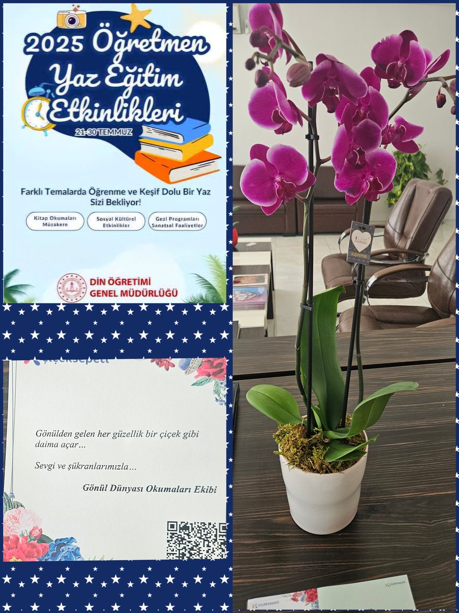<a href="/meb_dinogretimi/">MEB Din Öğretimi Genel Müdürlüğü</a> 2025 Yaz Etkinlikleri kapsamında okulumuzda ağırladığımız
Değerli öğretmenlerin  okul idaremize teşekkür için gönderdikleri zarif çiçekleri ve nezaketleri için teşekkür ederiz💐