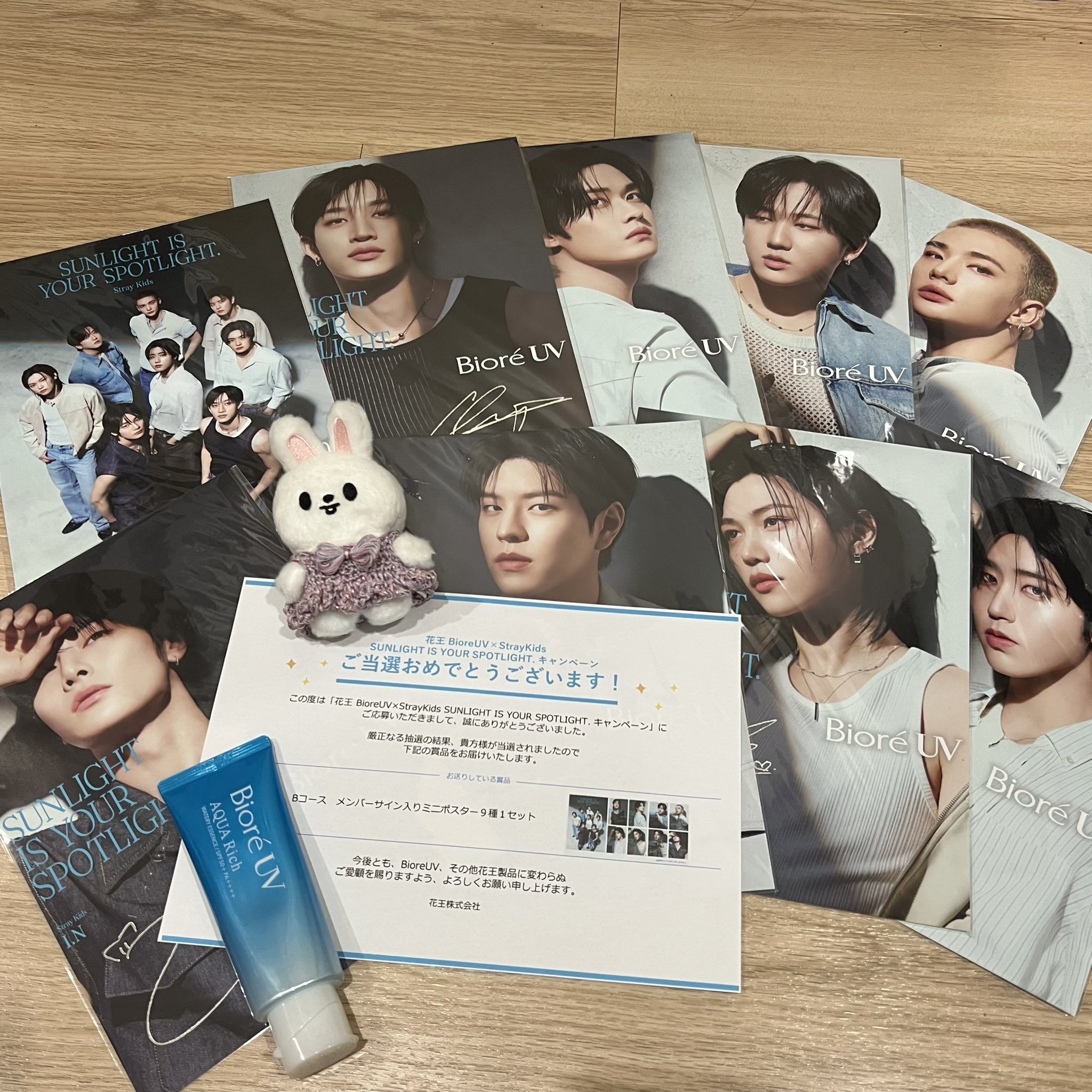 StrayKids スキズ 花王UV ミニポスター9種1セット（Maayon(maa