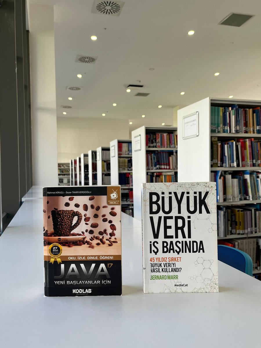 Biruni Kütüphane (@birunikutuphane) on Twitter photo Haftanın İlk Kitabı
📘Büyük Veri İş Başında : 45 Yıldız Şirket Büyük Veriyi Nasıl Kullandı?
💻 Haftanın 2. Kitabı: Java : Yeni Başlayanlar İçin
🔖Kod okyanusunda boğmadan, adım adım Java dilini öğretiyor...
Haftaya başka kitaplarda görüşmek üzere 📚
<a href="/DrAdnanYuksel/">Adnan Yüksel</a> <a href="/Biruniedu/">Biruni Üniversitesi</a> Haftanın İlk Kitabı
📘Büyük Veri İş Başında : 45 Yıldız Şirket Büyük Veriyi Nasıl Kullandı?
💻 Haftanın 2. Kitabı: Java : Yeni Başlayanlar İçin
🔖Kod okyanusunda boğmadan, adım adım Java dilini öğretiyor...
Haftaya başka kitaplarda görüşmek üzere 📚
<a href="/DrAdnanYuksel/">Adnan Yüksel</a> <a href="/Biruniedu/">Biruni Üniversitesi</a>