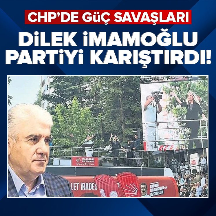 CHP'yi Dilek İmamoğlu ele geçirdi diyorlar. 

Yeni mi fark ettiniz?

Özgür Özel genel başkan seçildiği gün CHP İmamoğlu ailesi tarafından ele geçirildi.