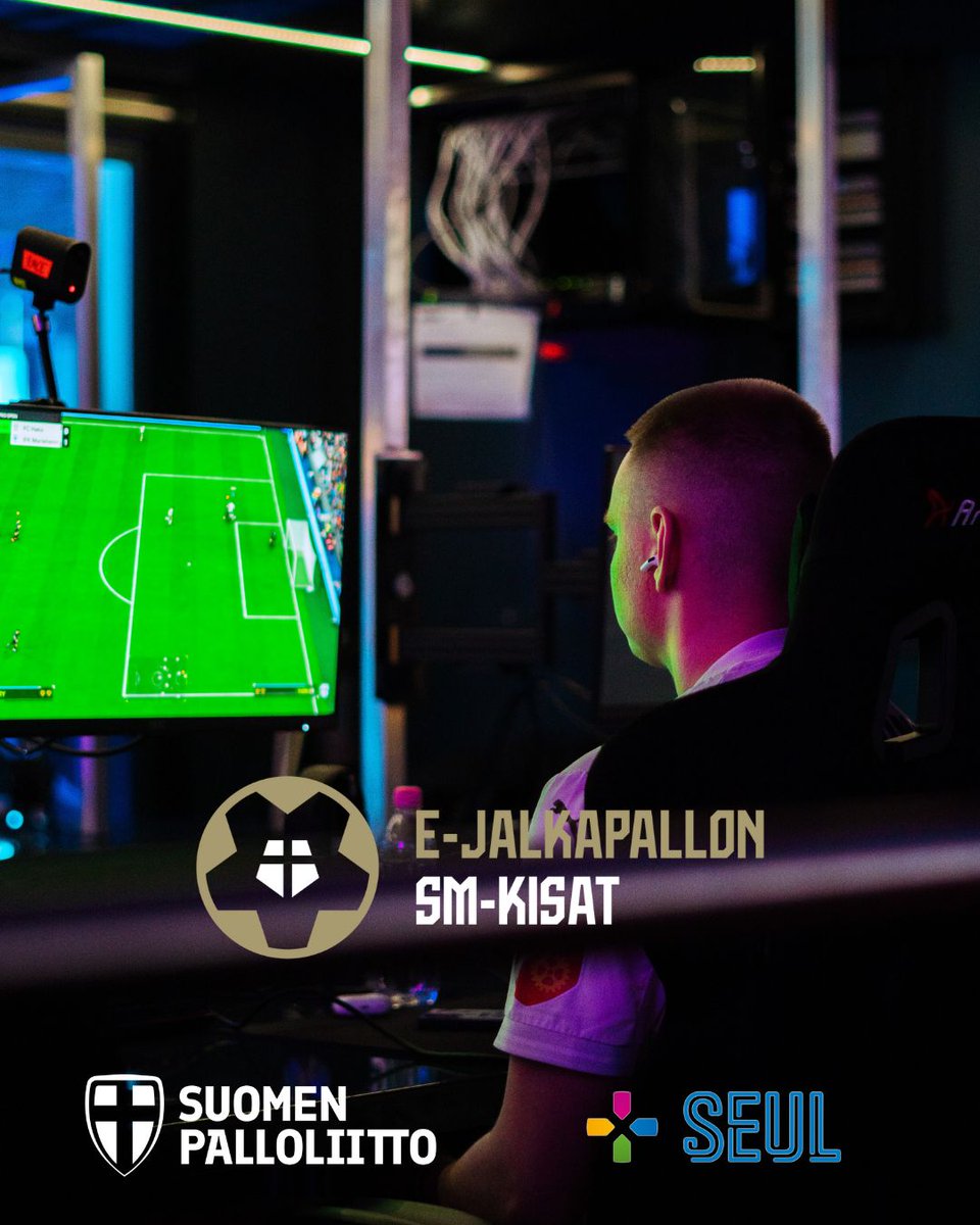 SPL e-jalkapallo (@ejalkapallo) on Twitter photo 𝙋𝙚𝙡𝙞𝙥𝙖̈𝙞𝙫𝙖̈! 🤩🎮
ℹ️ E-jalkapallon SM-kisat pelataan tänään Summer Assemblyilla – saavu seuraamaan matseja livenä Helsingin Messukeskukseen tai katso ne suorana lähetyksenä Twitchissä 13.45 alkaen!
📺 twitch.tv/ejalkapallo
🎙️ <a href="/rrapsu/">Rasmus Virtanen</a> & <a href="/valdoboii/">Valtteri Kyrö</a>
#Esportsfi 𝙋𝙚𝙡𝙞𝙥𝙖̈𝙞𝙫𝙖̈! 🤩🎮
ℹ️ E-jalkapallon SM-kisat pelataan tänään Summer Assemblyilla – saavu seuraamaan matseja livenä Helsingin Messukeskukseen tai katso ne suorana lähetyksenä Twitchissä 13.45 alkaen!
📺 twitch.tv/ejalkapallo
🎙️ <a href="/rrapsu/">Rasmus Virtanen</a> & <a href="/valdoboii/">Valtteri Kyrö</a>
#Esportsfi