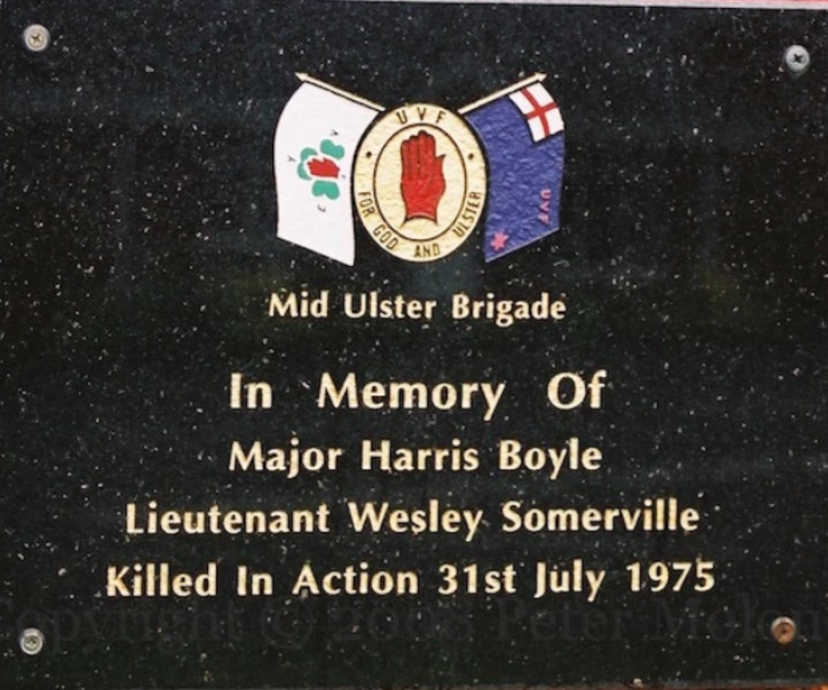 In proud memory of Major Harris Boyle and Lieutenant Wesley Somerville, Mid Ulster Brigade 🇬🇧