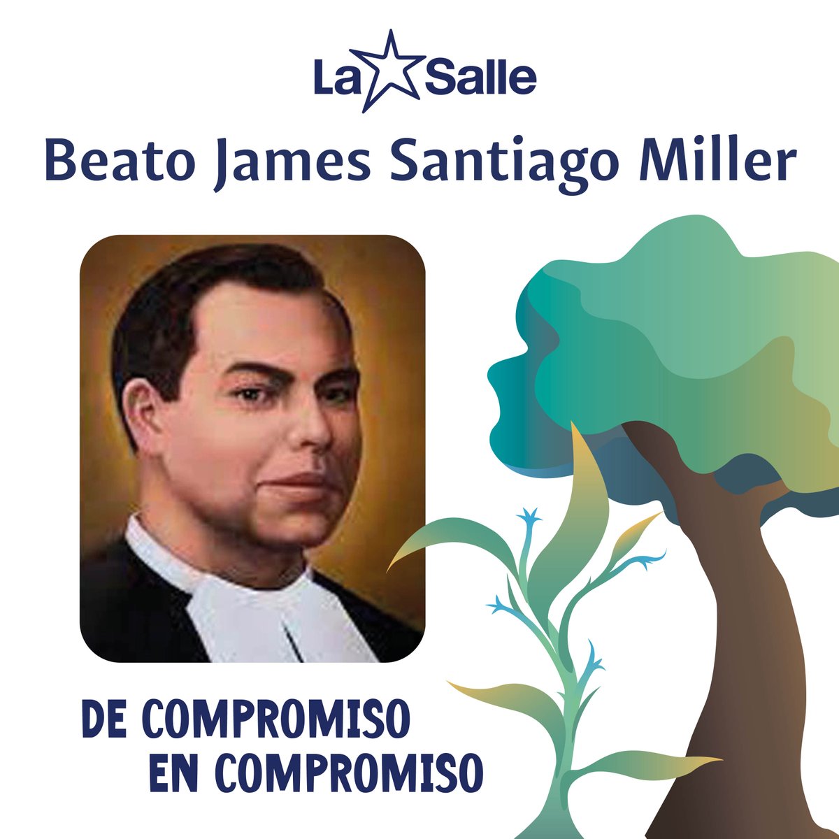 #HermanosDeLaSalle Hoy recordamos al Hermano James Miller, asesinado en Guatemala en 1982. El Hermano dedicó su vida a los indígenas mayas de las zonas rurales guatemaltecas y fue beatificado en diciembre de 2019 por el Papa Francisco. #MiraMásAllá