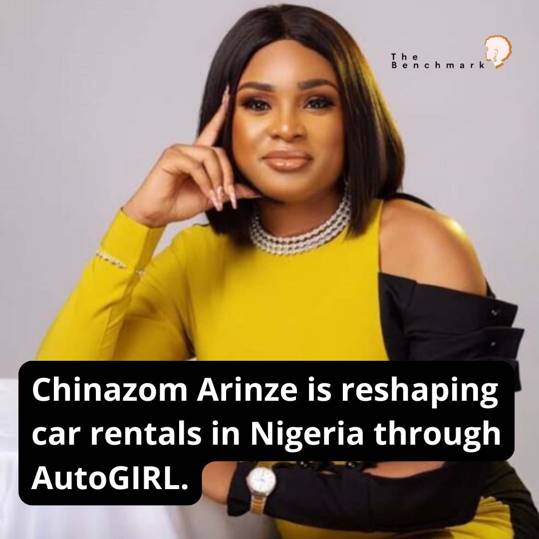TheBenchmark22's tweet image. Need a ride? Chinazom Arinze is redefining mobility in Nigeria—one rental, one woman driver at a time. @autogirlng

#ChinazomArinze #AutoGIRL #TheBenchmarkWomen #WomenInTransport #DigitalAfrica #MobilityInnovation #NigeriaTech