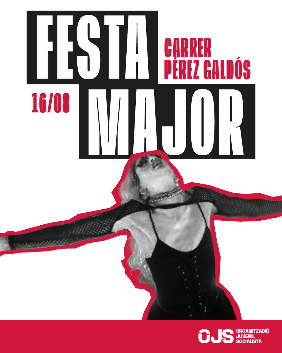 OJS Gràcia també estarem presents a la Festa Major. Ens veiem el 16 d’agost al carrer Perez Galdós! 
🔥Aviat més informació!