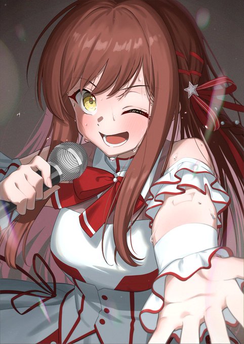 決意の言葉に心動かされて、応援イラスト描きました
VRアイドル えのぐ の白藤環さん!
明日19時から、「ワンマンライブのチケット合計1,000枚売れるまで終わらない歌枠配信」
いきなりチケット購入とかハードル高いよって思う人にこそ向けられた配信だと思うので、はじめましての方も是非!
#えのぐ 