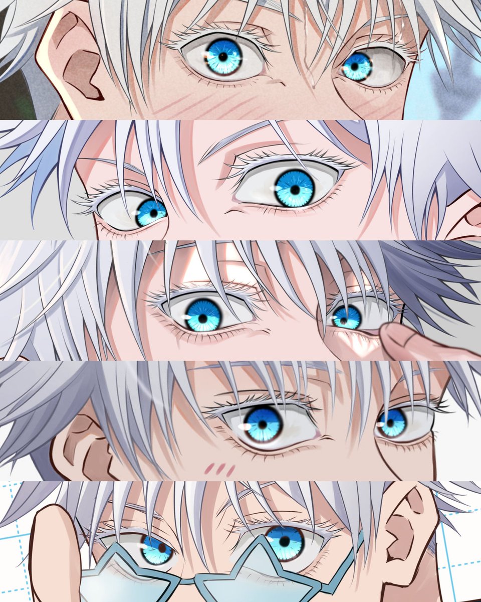 最近描いた五のおめめ