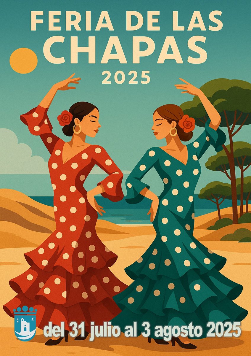 💃Recordamos que la Feria de Las Chapas arranca esta noche, con la inauguración del recinto ferial a las 20.00 horas, y se prolongará hasta el domingo día 3 con un amplio programa de actividades.
