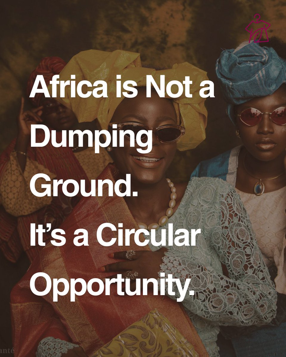 DrFabiolaPolli's tweet image. Second-hand ≠ Second-class.

We support @Africa_Collect_ call for fairness, quality &amp;amp; circular exchange in textile trade across Africa.

Time to turn textile waste into value — for everyone.

#ACTnow #CircularFashion #BioFashionTech #GreenGrowthAfrica.