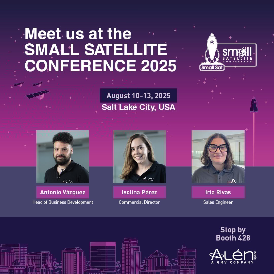 Alén Space (@alenspace) on Twitter photo 🛰️ Counting down to <a href="/SmallSat/">Small Satellite Conference</a> 2025 in Salt Lake City! From August 10–13, we’ll be at booth 428 sharing how our technology is powering small satellite missions.
Want to schedule a meeting in advance?
🔗 eu1.hubs.ly/H0lVJFR0
See you in Utah!
#SmallSat2025 🛰️ Counting down to <a href="/SmallSat/">Small Satellite Conference</a> 2025 in Salt Lake City! From August 10–13, we’ll be at booth 428 sharing how our technology is powering small satellite missions.
Want to schedule a meeting in advance?
🔗 eu1.hubs.ly/H0lVJFR0
See you in Utah!
#SmallSat2025