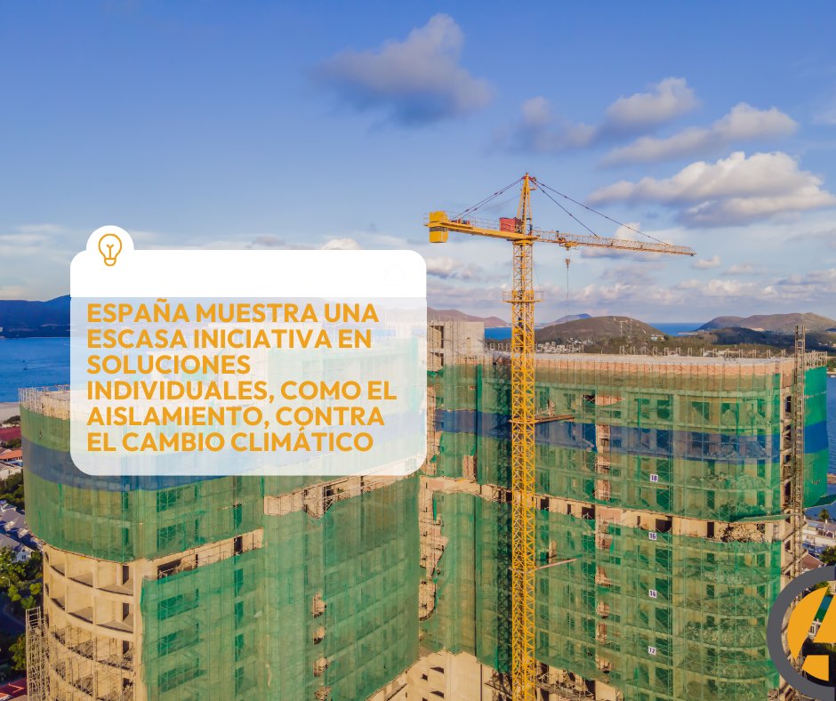 🔶 Un nuevo informe europeo revela que España muestra una baja iniciativa en la adopción de soluciones individuales frente al cambio climático, como el aislamiento térmico en viviendas.

📎 bit.ly/4o7lB8P 

#ArquitecturaTécnica #COATAlicante #ConectAT #Construcción