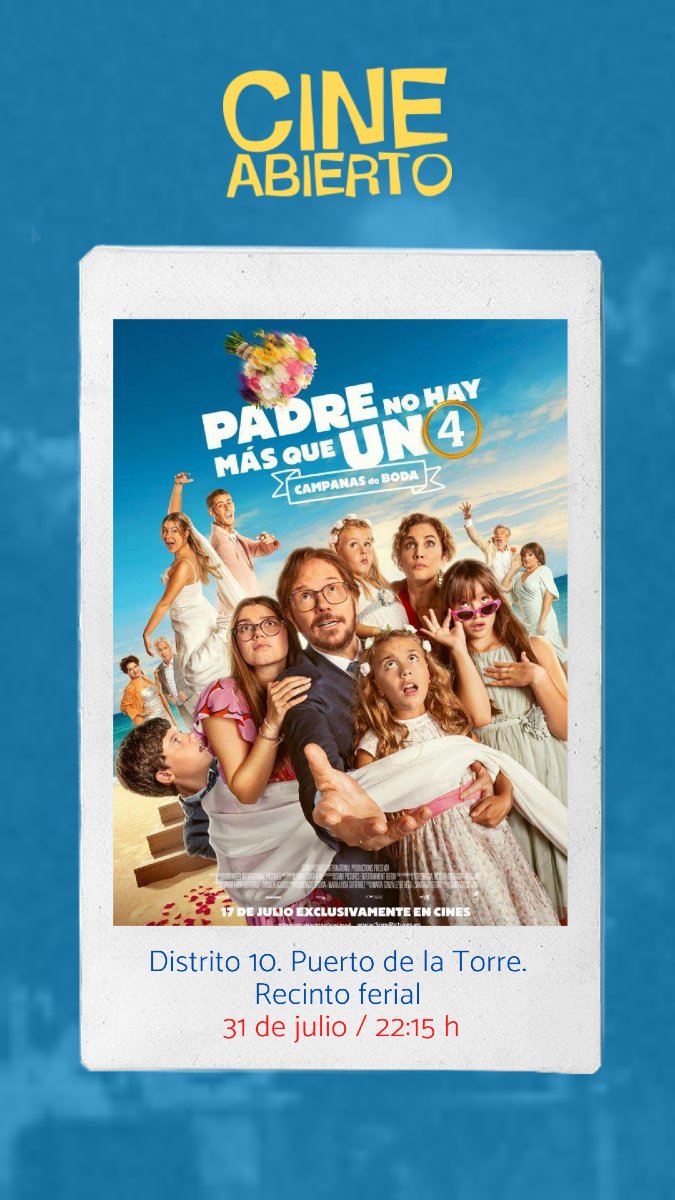 📽️🌙🏖️ Últimas películas de #CineAbierto del mes de julio. Esta es la programación de Cine Abierto 2025 esta noche en la Playa de la Misericordia y en el Puerto de la Torre. ¡Te esperamos!
➕ festivaldemalaga.com/cineabierto/