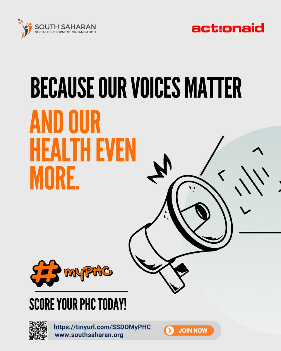 southsaharan's tweet image. 🩺 Is your health centre truly helping you?
Your voice can spark change.

✅ Score your PHC now → shorturl.at/jP7tr

@ActionAidNG 

#MyPHC #UHC #FixOurPHC
