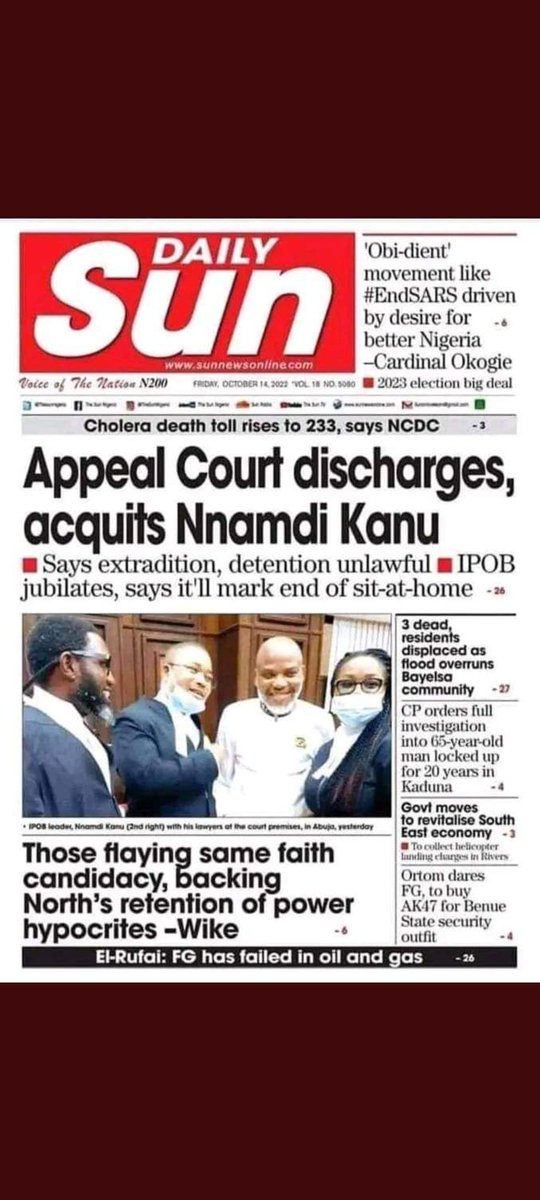 Chineny83860840's tweet photo. Today 31/07/2025 Thursday (Ahịa Ǹkwọ) marks 1,503 Days of illegal abduction of Mazi Nnamdi Kanu from Kenya/his illegal Detention in Nigeria, Despite haven been discharged by the Appeal court of Nigeria.  #FREEMAZINNAMDIKANUNOW 
#FreeUSB 
I.C Henry.
State of Ohaukwu Media (USB) https://t.co/ssuwEOV4IB