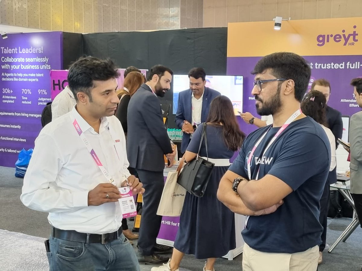 👀 They came for insights.
😂 Stayed for the chimp story.
🤖 Left believing in AI.
📸 Live from Booth E26 , we’re not monkeying around.
#TechHRIN #TechHR2025 #PeopleMatters #HRTech #AIInHR #AIHiring #AIInterview #EdTech #SmarterHiring #Talview