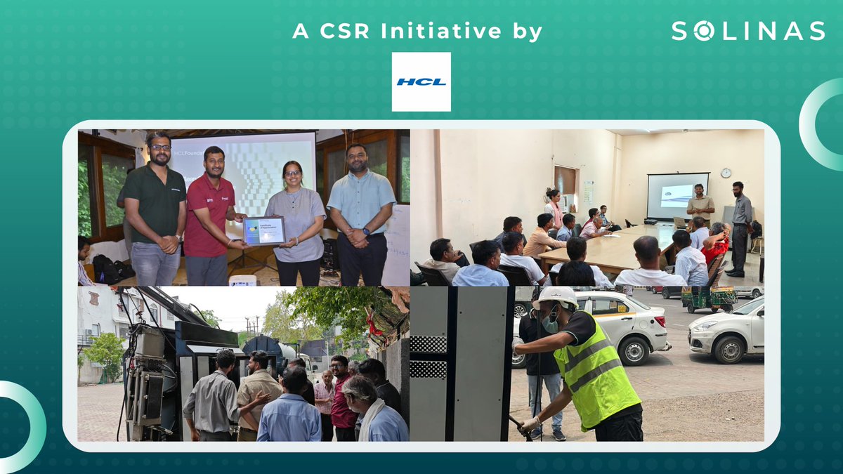 Solinas Integrity (@solinas_in) on Twitter photo We are grateful to the <a href="/HCL_Foundation/">HCLFoundation</a> for being a driving force behind safe and inclusive sanitation efforts in India.
Over the last two months, as part of HCL Foundation's CSR efforts, our Homosep Sewer has been playing a key role in Noida Authority's civic-maintenance We are grateful to the <a href="/HCL_Foundation/">HCLFoundation</a> for being a driving force behind safe and inclusive sanitation efforts in India.
Over the last two months, as part of HCL Foundation's CSR efforts, our Homosep Sewer has been playing a key role in Noida Authority's civic-maintenance