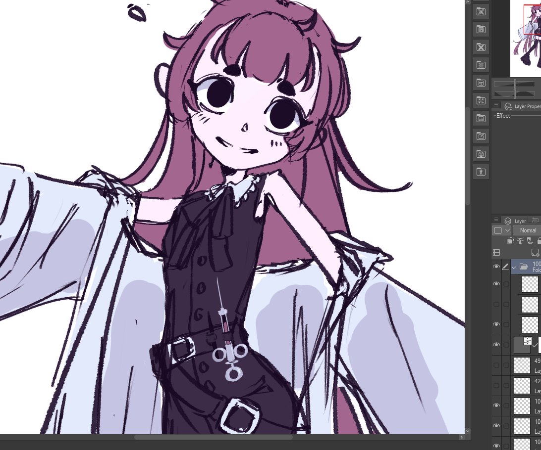 sketch of my #gachiakutaoc ! 💉💉