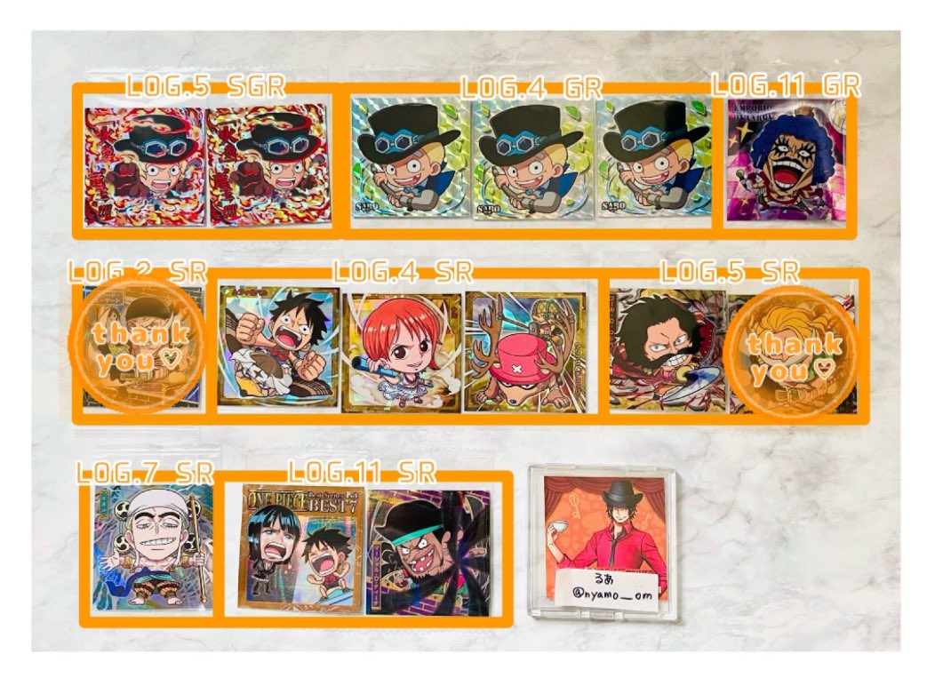 nyamo____om's tweet photo. 【交換/譲渡】ONE PIECE ワンピース にふぉるめーしょん 大海賊シールウエハース サマーフェア ハーフブロマイド

譲：ルフィ ナミ サンジ  サボ ロビン クロコダイル エネル くま ボニー 他 画像2~5

求：画像1 エース ロジャー チョッパー フランキー

★条件はARTへ

※初回リトリンご一読ください https://t.co/YdO1F5GunR
