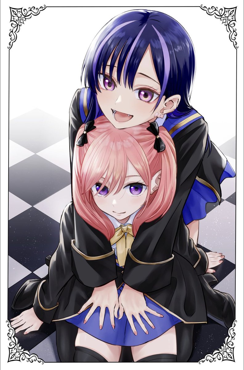 ほ*る様 【手描きイラスト 237】オリジナル原画色紙 黒猫「小さい頃の