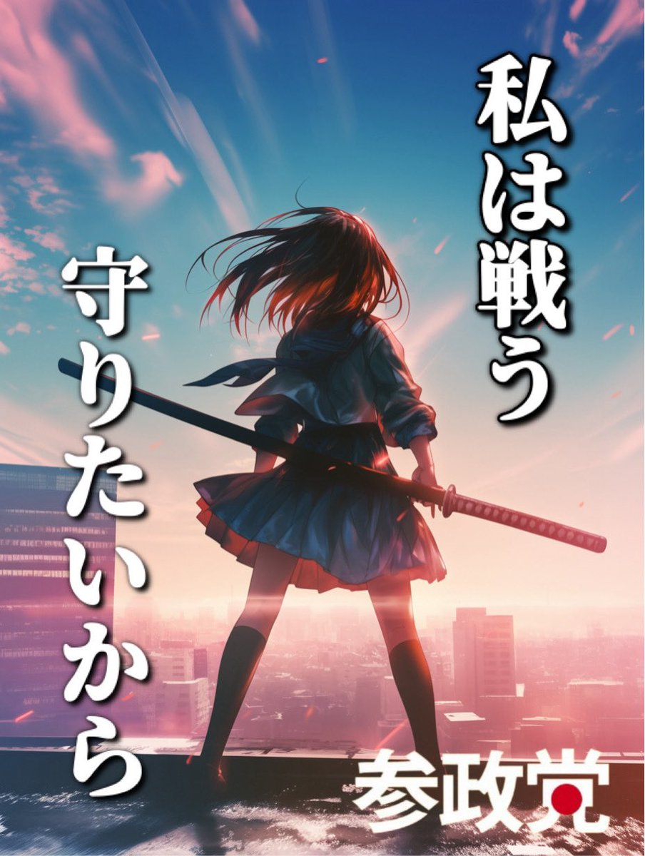参政党を与党に！
「日本を取り戻す戦い」だ。

守りたいものがあるなら
戦え。声を上げろ。仲間になれ。

自分の未来は、自分で選ぶ時代へ。
参政党の名の下に、集え日本人！

🔥相互フォロー大歓迎🔥

#リレーお願いします
#参政党を与党に
#立ち上がれ日本人
#日本人ファースト
#参政党