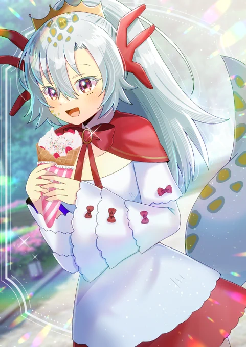 Silver(#SilverTsun)さんのOC、シャーロッタ・アクシアさんを描かせて頂きました! リクエスト有難うございます #Skeb #Commission #Skeb募集中