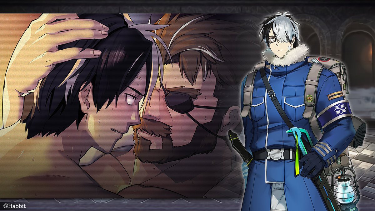 明日は【蒼き炎の運び手】トルケルのスチルがリリース予定！
大出世！大金星！オフィスラブで憧れの上司とベッドイン決定！🏨
おめでトルケル！明日は華金だ～！🕺🪩🕺
大丈夫！？その上司、超ヤリ手だけど……！
そうとわかれば予習が大事！
 #アナドスR のスチル見て勉強しようっと！👨‍🎓