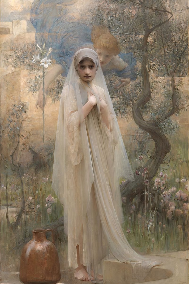 The Annunciation by Arthur Hacker, 1892